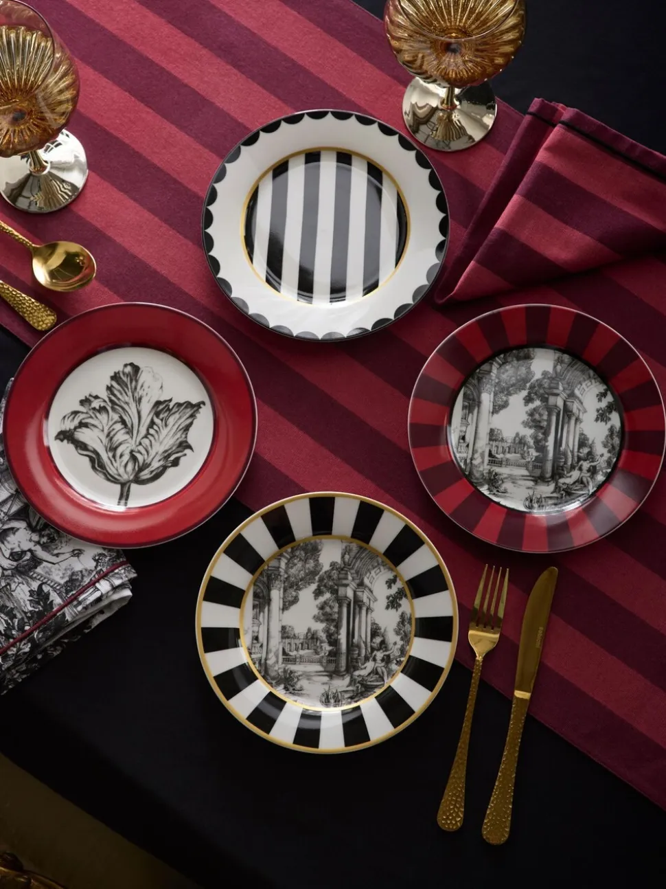 Laurence Llewelyn-Bowen Festivo set porseleinen borden