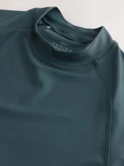 Leisteen grijs - Actief rash vest met korte mouwen