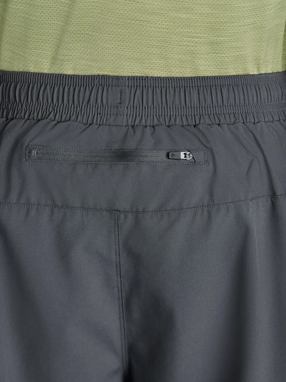 Leisteen grijs - Active cargo gym trainingshorts