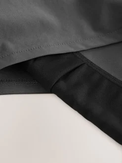 Leisteen grijs - Active 2-in-1 shorts