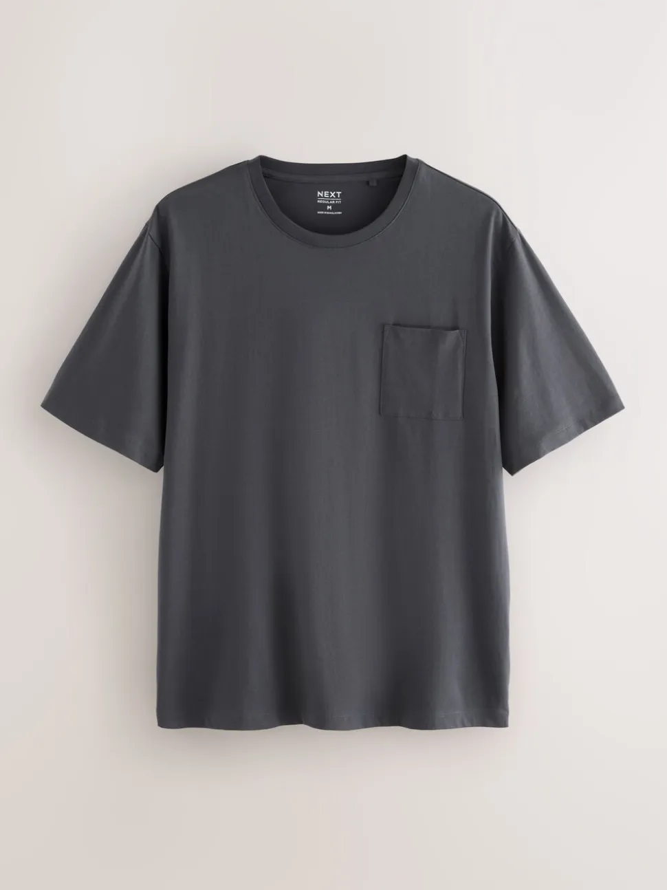 Leisteen grijs - Jersey pyjama met korte mouwen