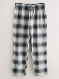 Leisteen grijs - Long Sleeve Embroidered Quarter Zip Pyjamas Set