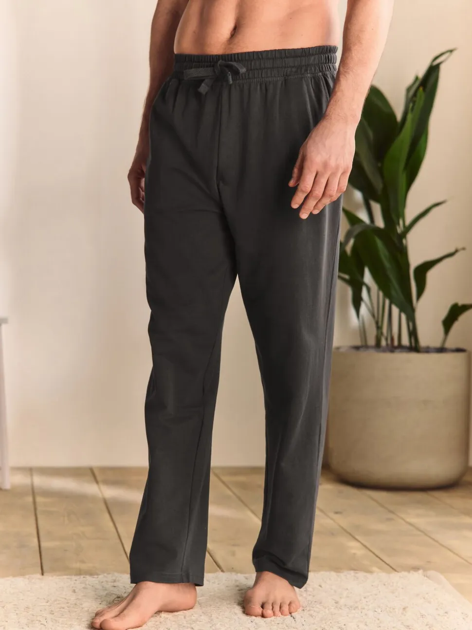 Leisteen grijs - Open - Loopback Soft Touch Cuffed Joggers
