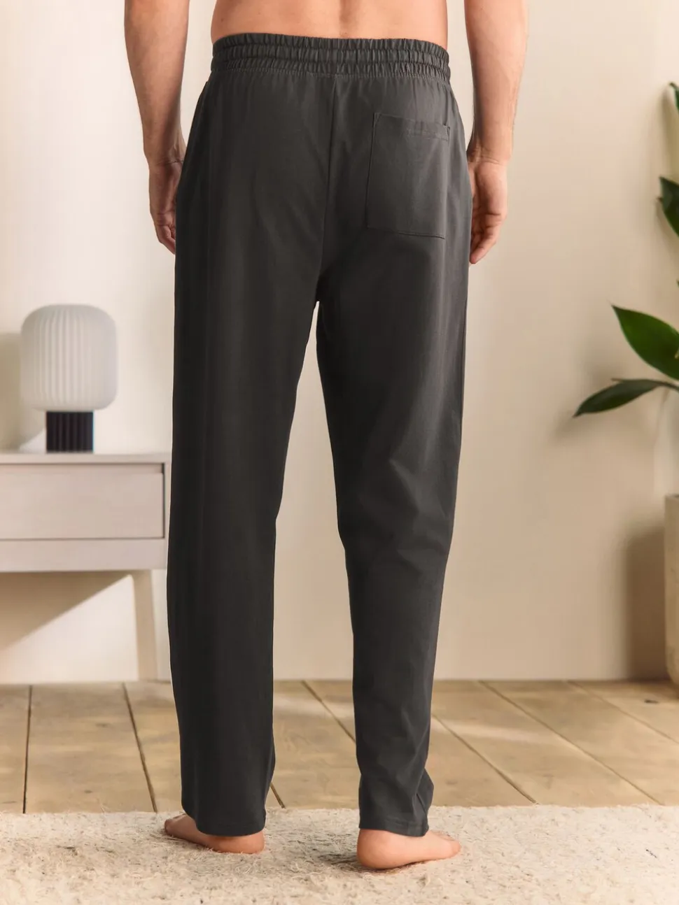 Leisteen grijs - Open - Loopback Soft Touch Cuffed Joggers