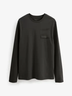 Leisteengrijs/marineblauw - Jersey pyjamaset met lange mouwen