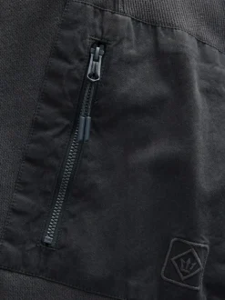Leisteengrijs/marineblauw - Slim Fit Utility Brushback Heavyweight 2 Pack Cargo Joggers