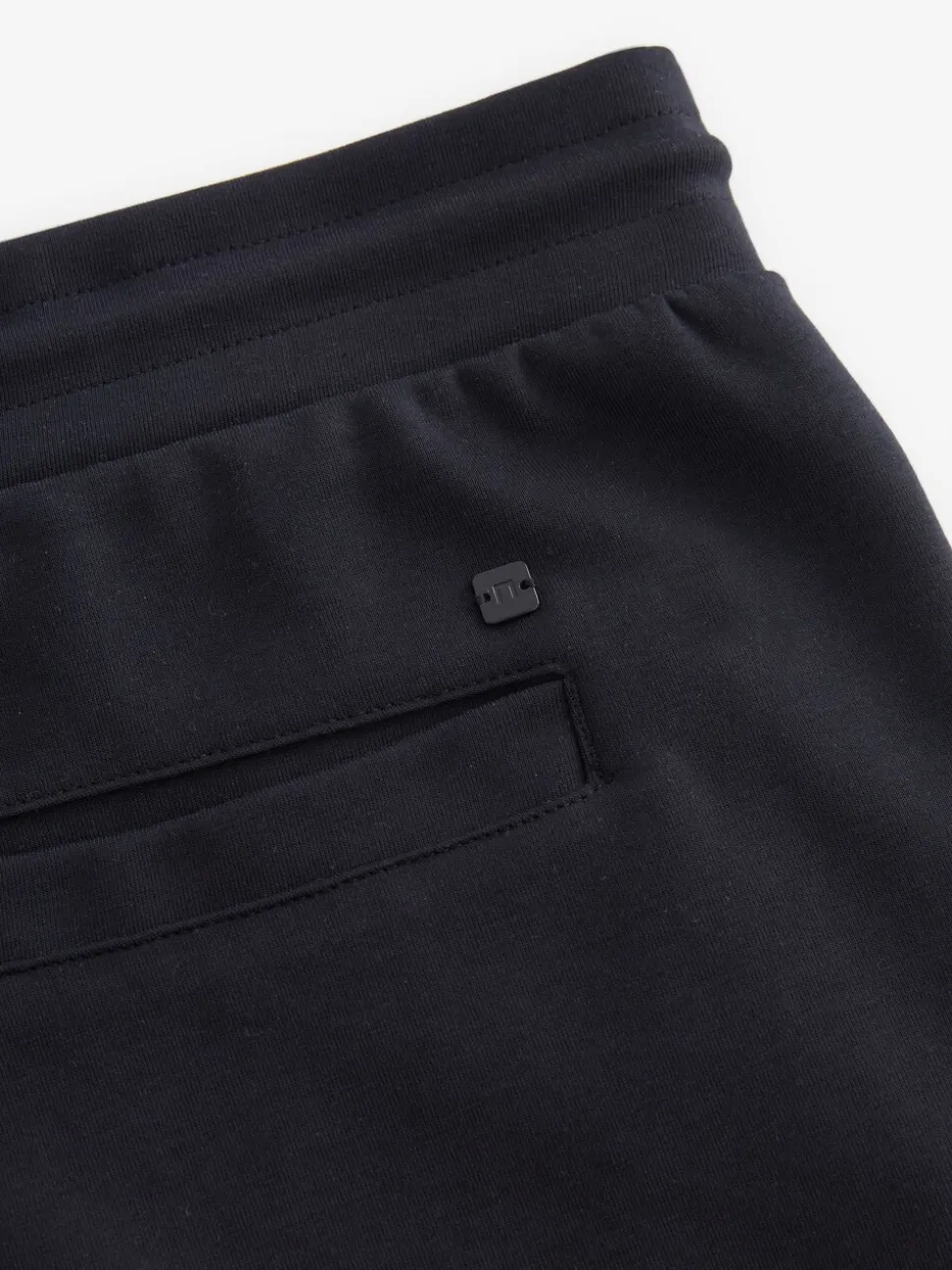 Leisteenkleurig/marineblauw - 2 jersey shorts met ritszakje