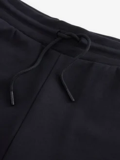 Leisteenkleurig/marineblauw - 2 jersey shorts met ritszakje