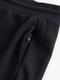 Leisteenkleurig/marineblauw - 2 jersey shorts met ritszakje