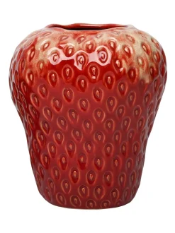 Libra Interiors Berry Glaze Vase Large