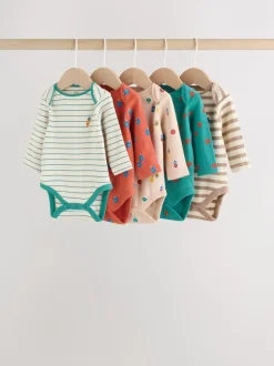 Licht - Set van 5 babyrompertjes