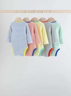 Licht - Set van 5 rompers met lange mouwen