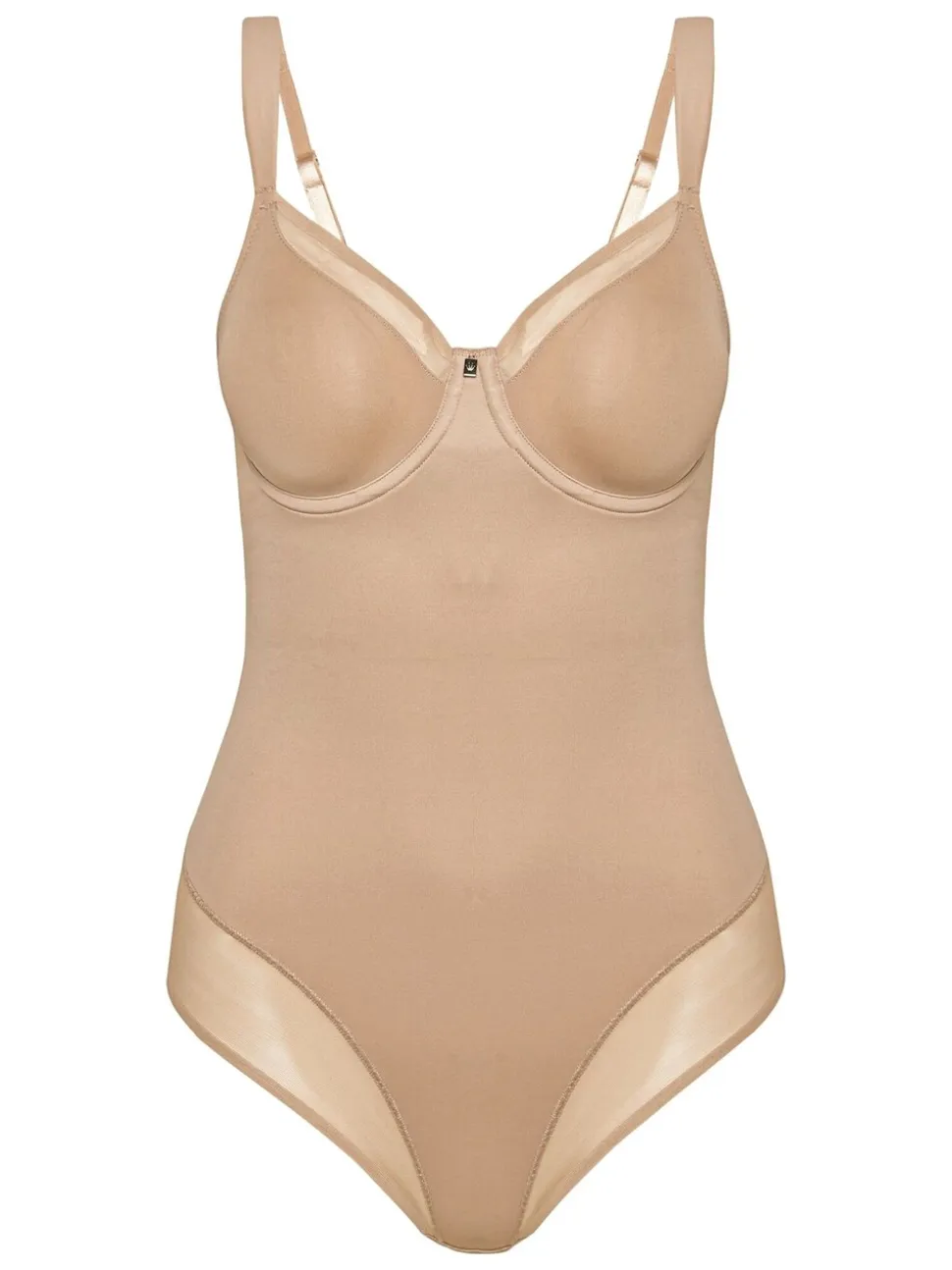 Licht beige - Triumph - True Shape Sensation - Vormgevende body met beugel