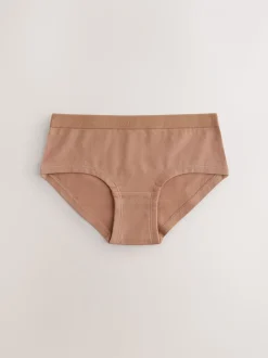 Licht beige - Verpakking van 5 hipsteronderbroeken (5-16 jr)