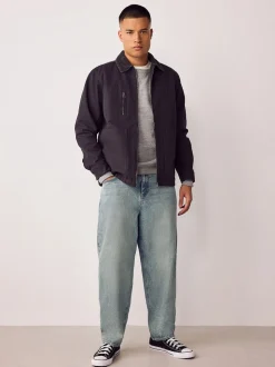 Lichtblauw - Barrel Fit - Vintage wash denim jeans