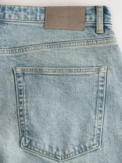 Lichtblauw - Barrel Fit - Vintage wash denim jeans