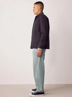 Lichtblauw - Barrel Fit - Vintage wash denim jeans