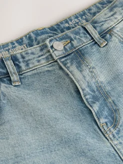 Lichtblauw - Barrel Fit - Vintage wash denim jeans