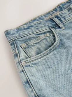 Lichtblauw - Barrel Fit - Vintage wash denim jeans