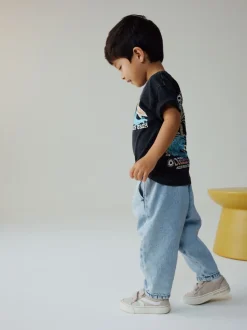 Lichtblauw - Barrel jeans (3mnd -7jr)