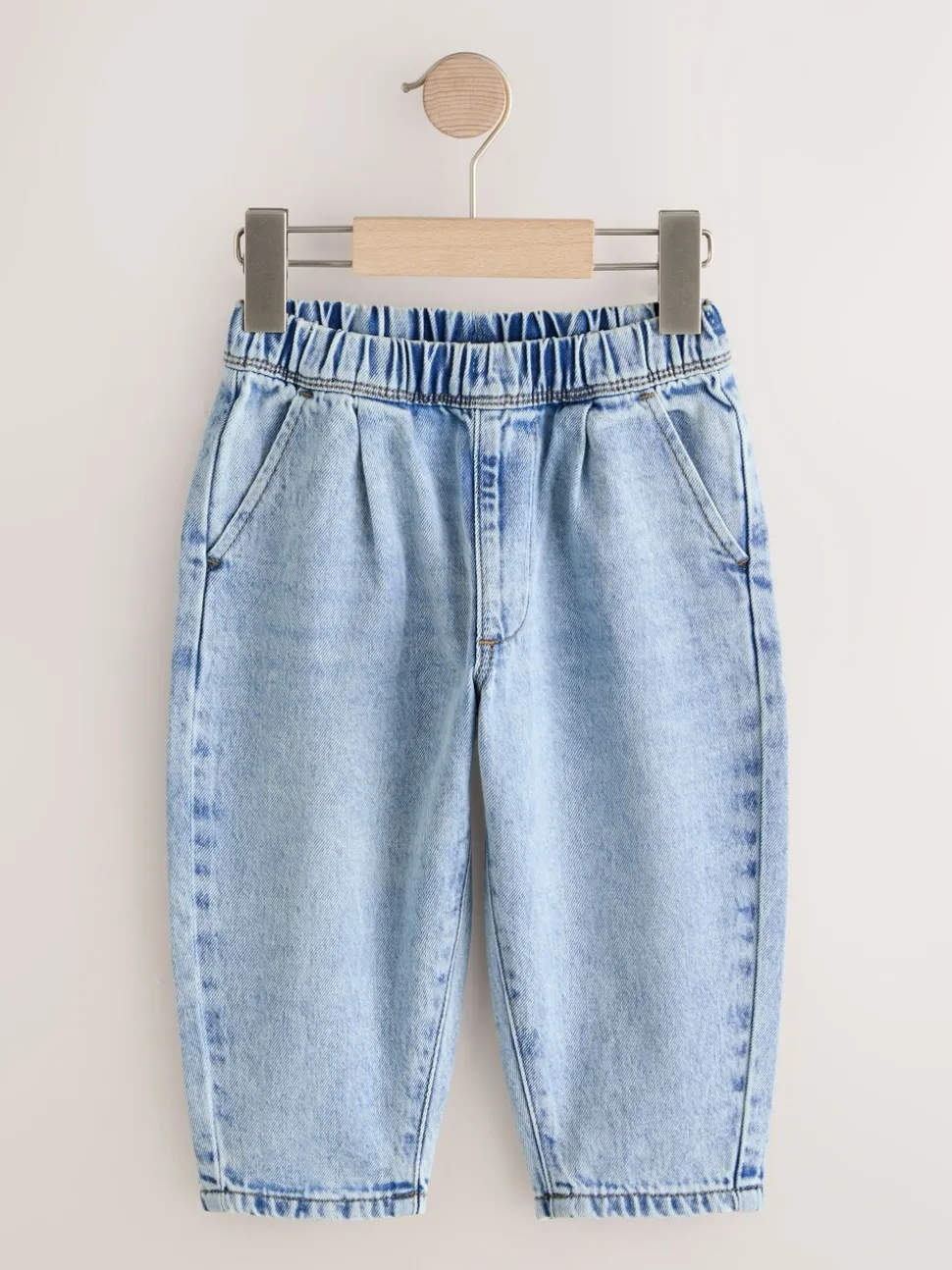Lichtblauw - Barrel jeans (3mnd -7jr)