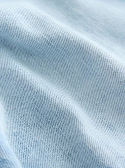Lichtblauw - Denim short (3-16 jr)