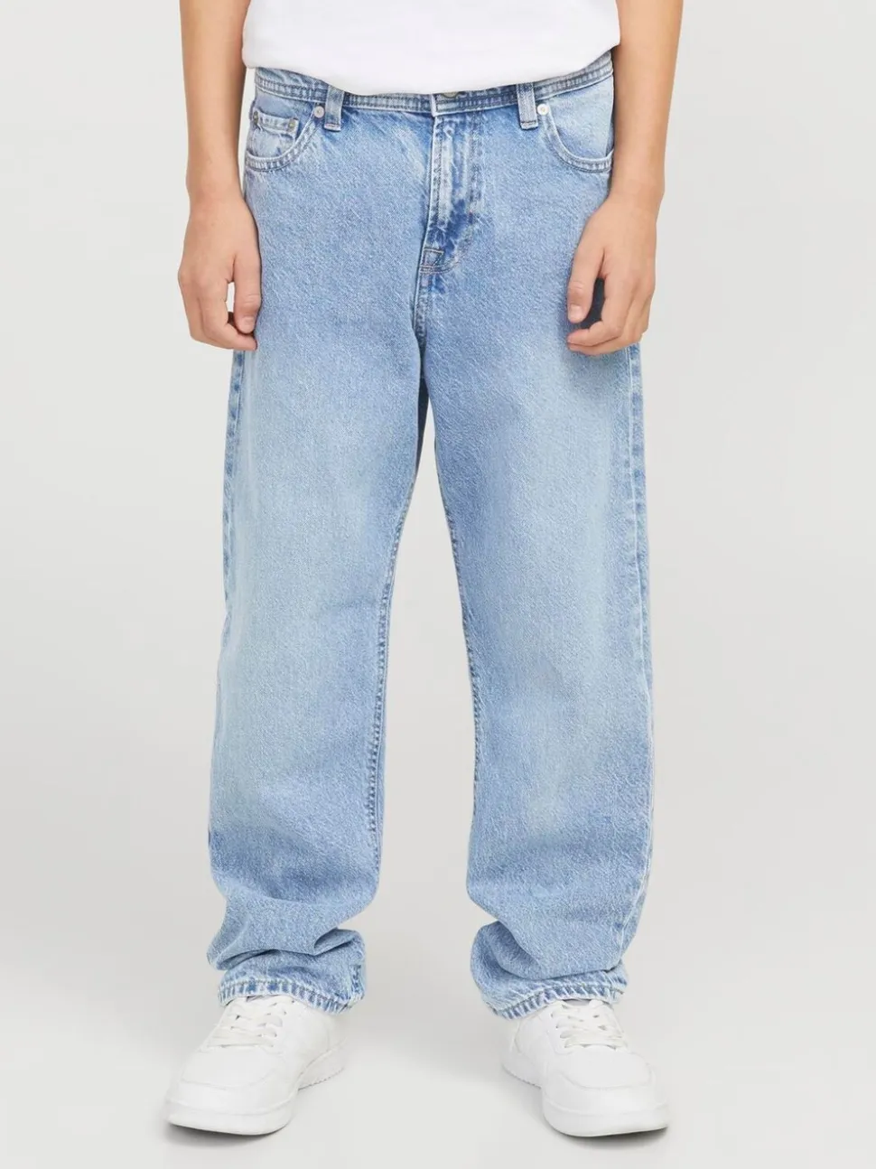 Lichtblauw - JACK & JONES Junior Chris Relaxed Fit Jeans