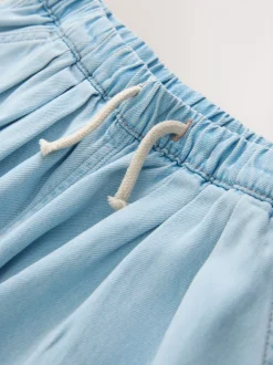 Lichtblauw - Pullon Wide Leg Jeans (3-16yrs)