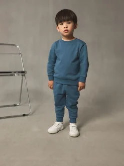 Lichtblauw - Set met sweatshirt en joggingbroek (3mnd-7jr)