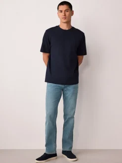 Lichtblauw - Straight fit - Motionflex jeans