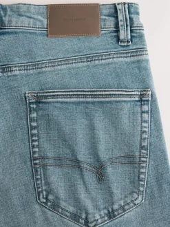 Lichtblauw - Straight fit - Motionflex jeans