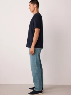 Lichtblauw - Straight fit - Motionflex jeans