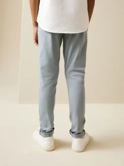 Lichtblauw - Stretchy chino's (3-17jr)