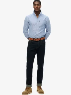 Lichtblauw - Superdry Essentials Oxford Shirt
