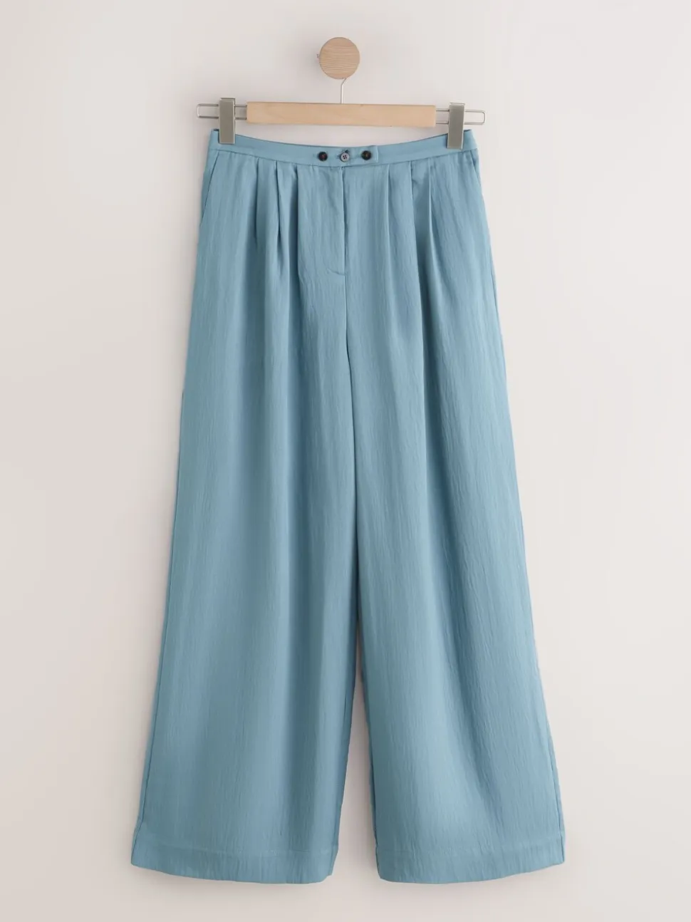 Lichtblauw - Superwide Pleated Trousers