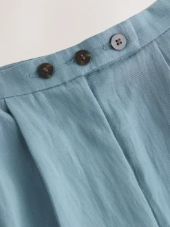 Lichtblauw - Superwide Pleated Trousers