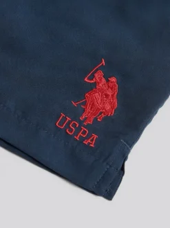Lichtblauw - U.S. Polo Assn. Player 3 zwemshorts