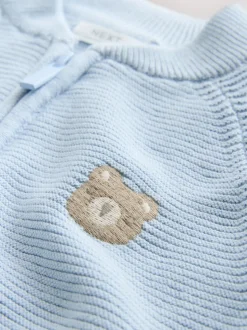 Lichtblauw - Vest met ritssluiting (3 mnd-7 jr)