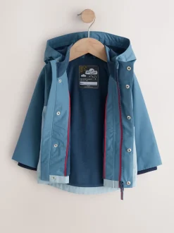 Lichtblauw - Waterproof Fleece Lined Anorak (3mths-7yrs)