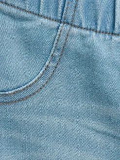 Lichtblauwe denim - Jegging met elastische taille (3 mnd-7 jr)