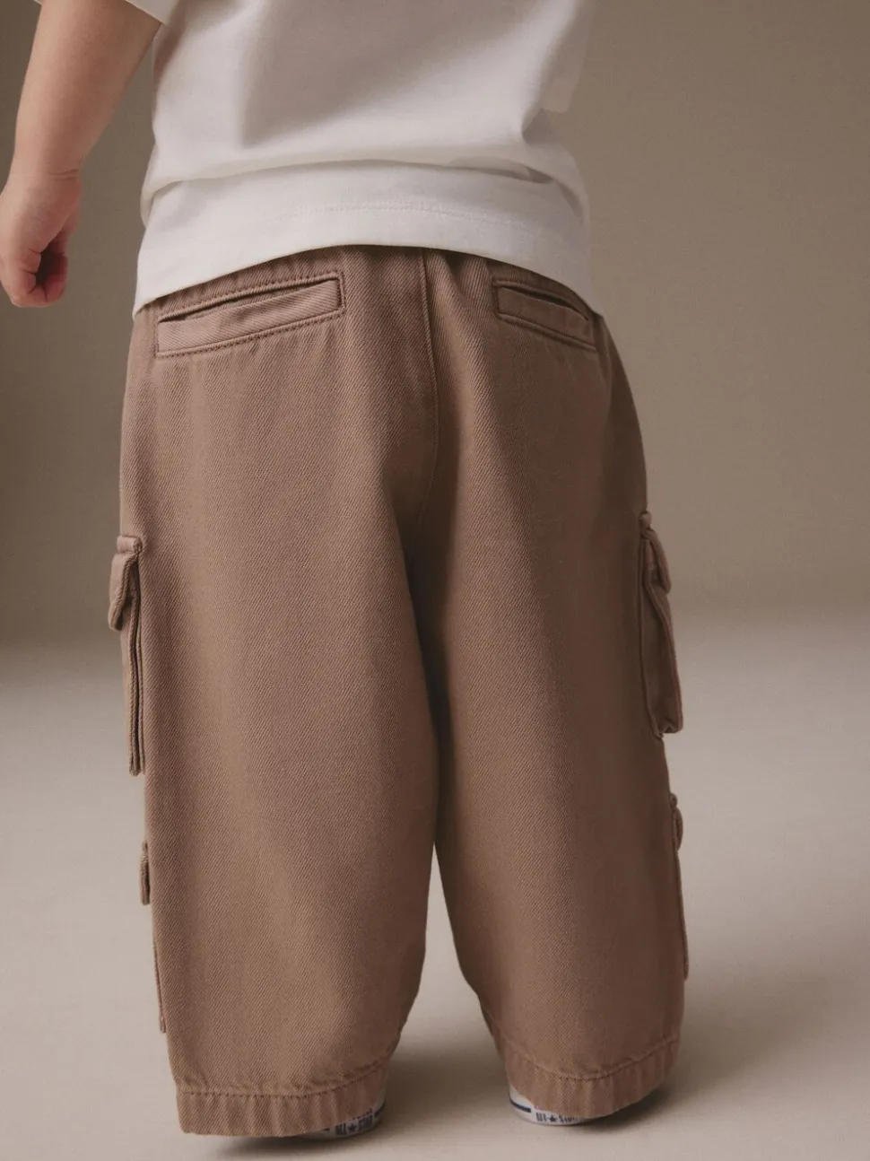 Lichtbruin - 100% katoenen Cargobroeken Jeans (3mnd-7jr)