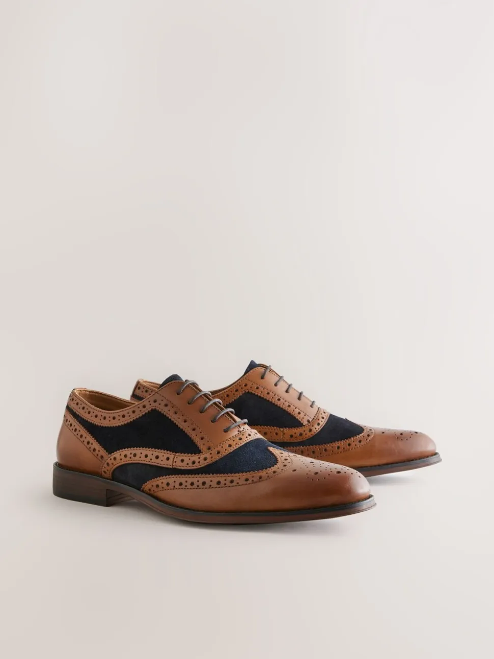 Lichtbruin - Heritage brogue-schoenen