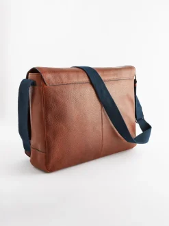 Lichtbruin - Messenger-tas
