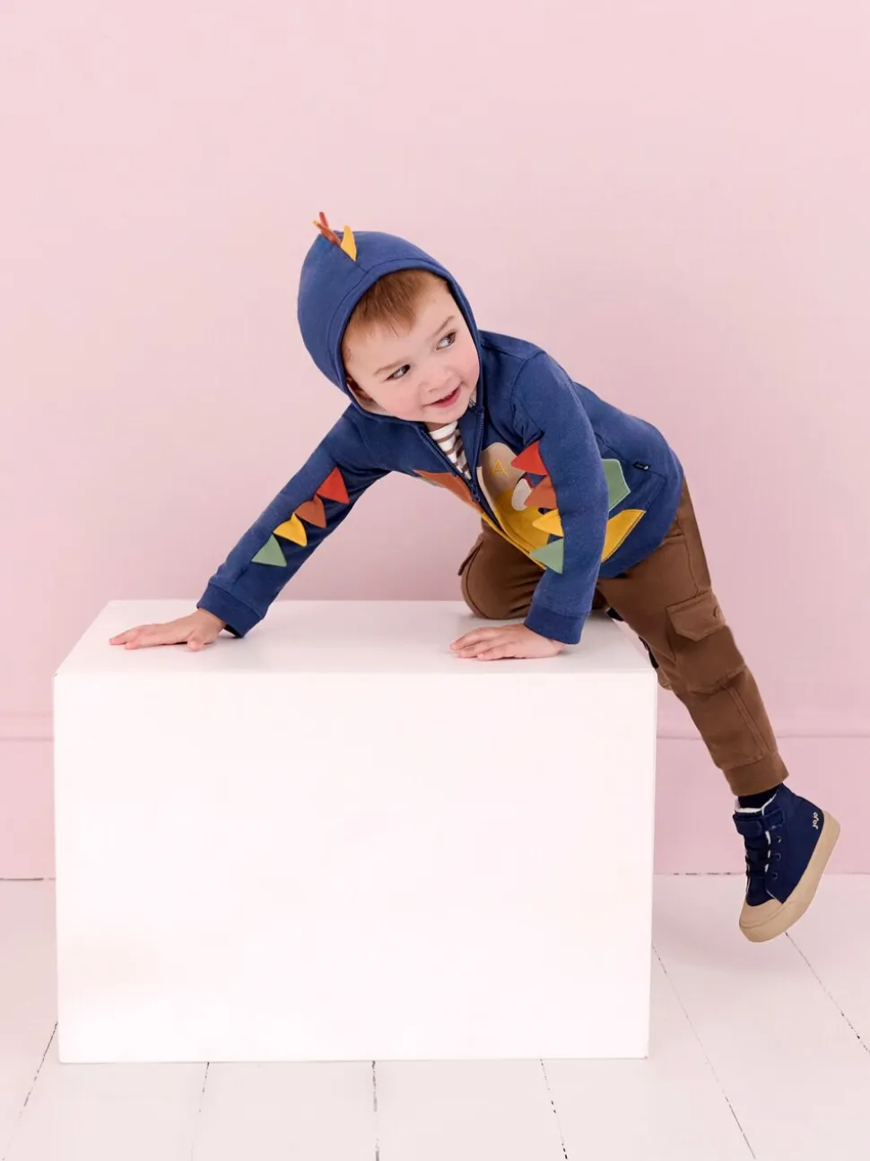Lichtbruin & naturelkleurig gemêleerd - JoJo Maman Bébé Cargo 100% Cotton Joggers 2 Pack