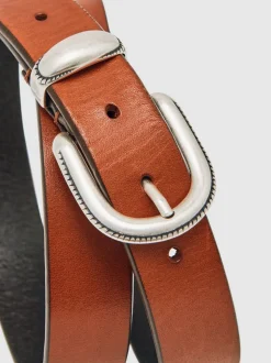 Lichtbruin - Reiss Jonny Leather Western Belt