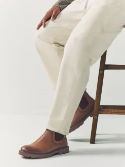 Lichtbruin - Relaxed Chelsea Boots