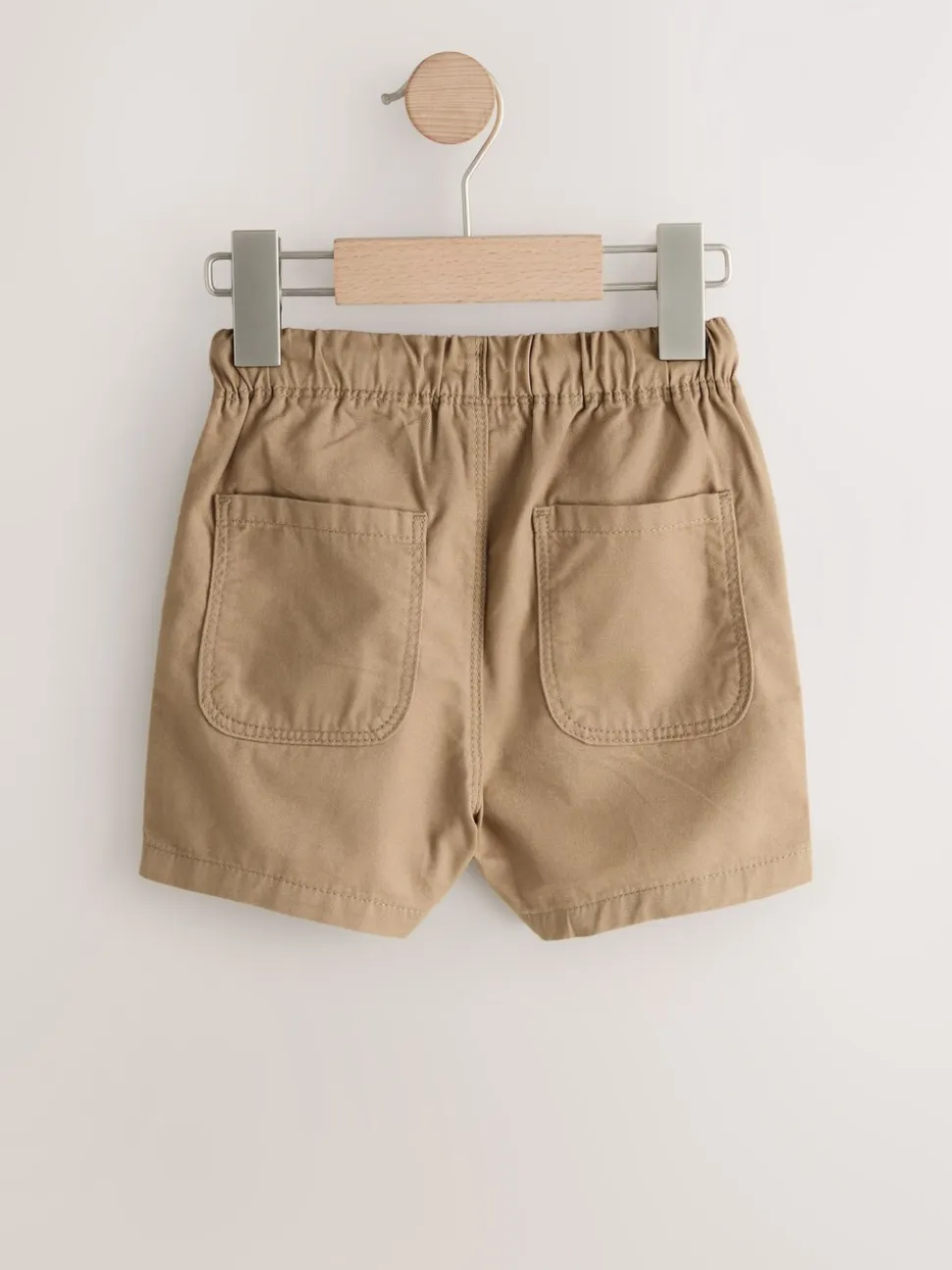 Lichtbruin - Shorts met trekkoord (3mnd-7jr)