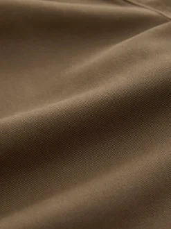 Lichtbruin - Single Pleated Stretch Chinos Trousers