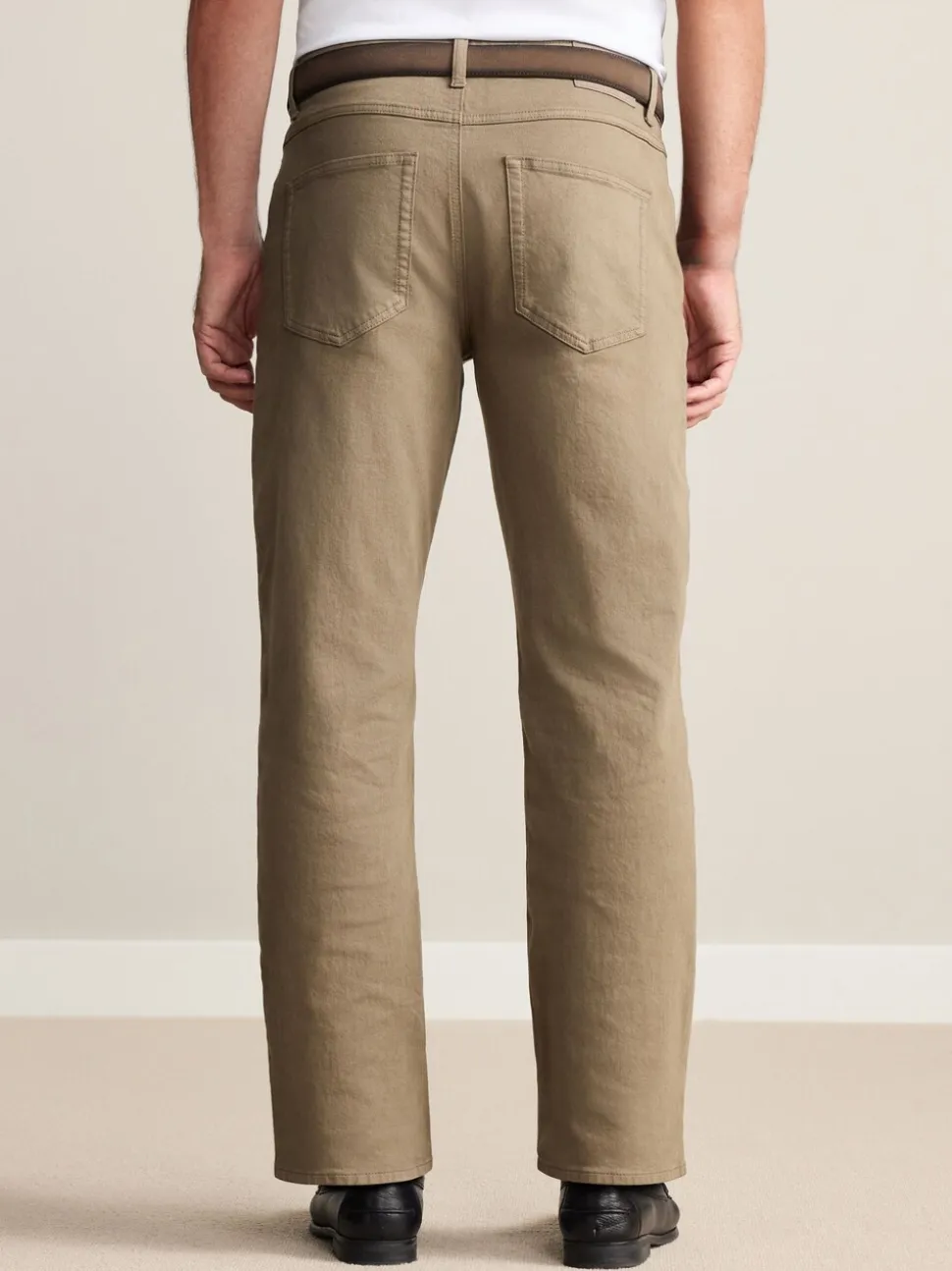 Lichtbruin - Straight fit - Signature jeans met ceintuur