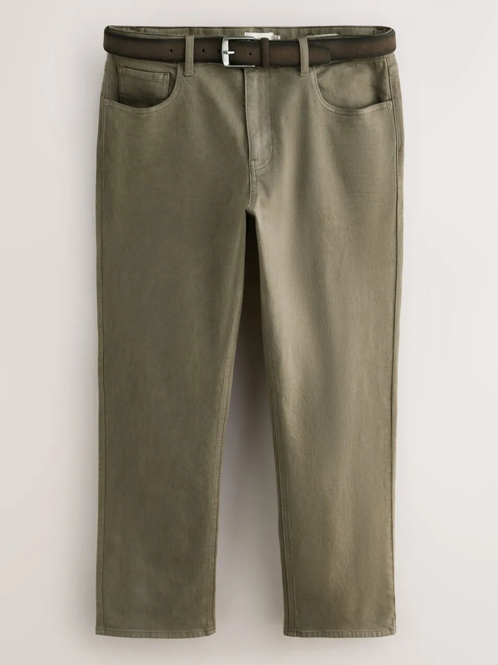 Lichtbruin - Straight fit - Signature jeans met ceintuur